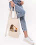 Zoozie Bags Bolso de mano 1160 100% Algodón Crema 35 x 40 x 8 cm